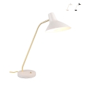 Elegante verstelbare bureaulamp in goudkleurig metaal Jarak Aanbieding
