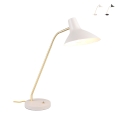 Elegante verstelbare bureaulamp in goudkleurig metaal Jarak Aanbieding
