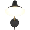 Moderne metalen wandlamp met verstelbare arm Lumio Kortingen