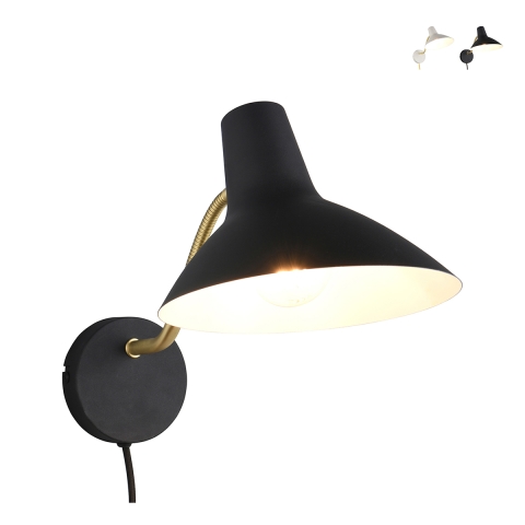 Moderne metalen wandlamp met verstelbare arm Lumio Aanbieding