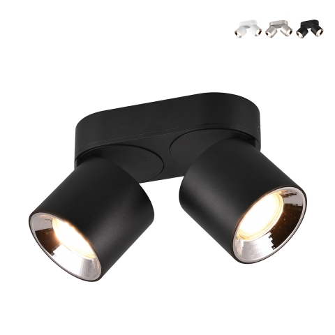 LED plafondlamp met 2 draaibare spots voor keuken en eetkamer Lusha Aanbieding