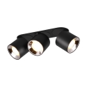 Moderne plafondlamp met 3 richtbare LED-spots voor keukeneiland Kleia Voorraad