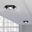 Moderne plafondlamp met 3 richtbare LED-spots voor keukeneiland Kleia Verkoop