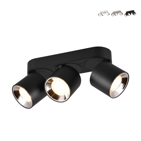Moderne plafondlamp met 3 richtbare LED-spots voor keukeneiland Kleia Aanbieding