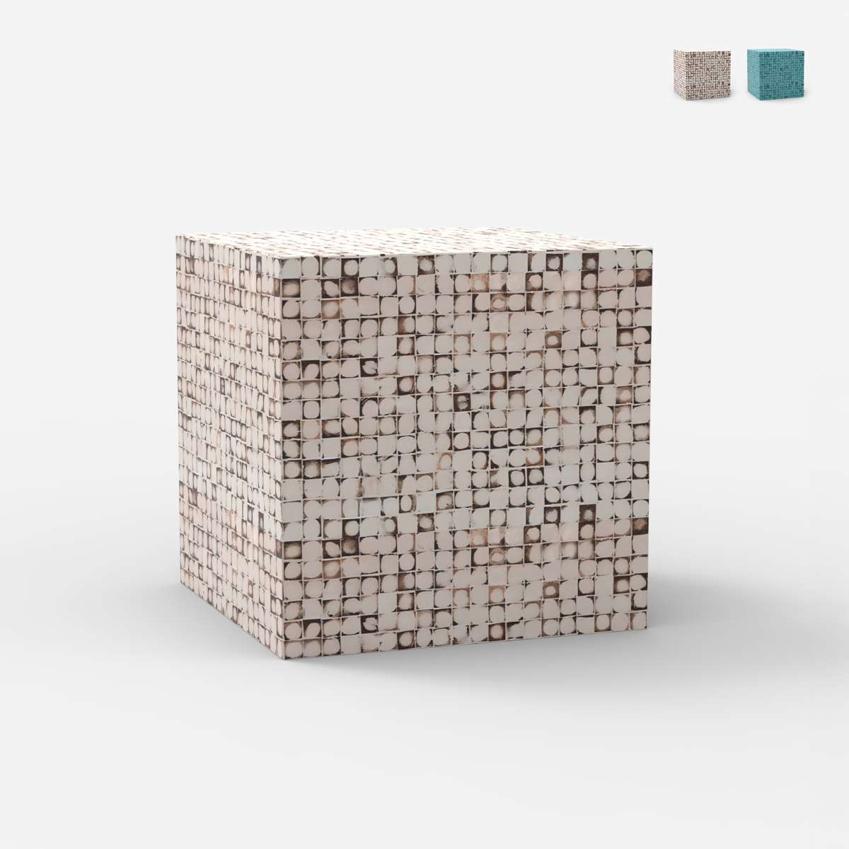 Moderne vierkante salontafel met een origineel mozaïekpatroon Manju Aanbieding Moderne vierkante salontafel met een origineel mozaïekpatroon Manju Aanbieding