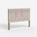 Ingelegd houten hoofdeinde 174x135 cm voor tweepersoonsbed Juno Verkoop