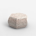 Moderne witte houten salontafel Zena Aanbod