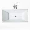 Freestanding badkuip met klassiek design in hars Andro Aanbod