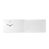 Magnetisch krijtbord wandklok horizontaal modern design Lavagna Aankoop