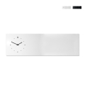 Magnetisch krijtbord wandklok horizontaal modern design Lavagna Aanbieding