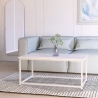 Moderne marmereffect salontafel 100x60x45 cm Corniola Verkoop