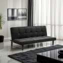 Stoffen design 2-zits slaapbank Giada Dark Aanbieding