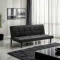 Stoffen design 2-zits slaapbank Giada Dark Aanbieding