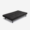 Stoffen design 2-zits slaapbank Giada Dark Keuze