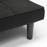 Stoffen design 2-zits slaapbank Giada Dark Model