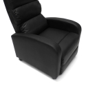 Kunstleren relaxfauteuil Alice met voetsteun 