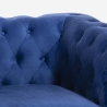 Fauteuil voor de woonkamer in klassieke stijl Chesterfield in fluweel Coventry Prijs