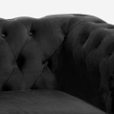 Fauteuil voor de woonkamer in klassieke stijl Chesterfield in fluweel Coventry Catalogus