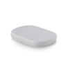 Badkamer accessoire set van witte hars Capua Korting