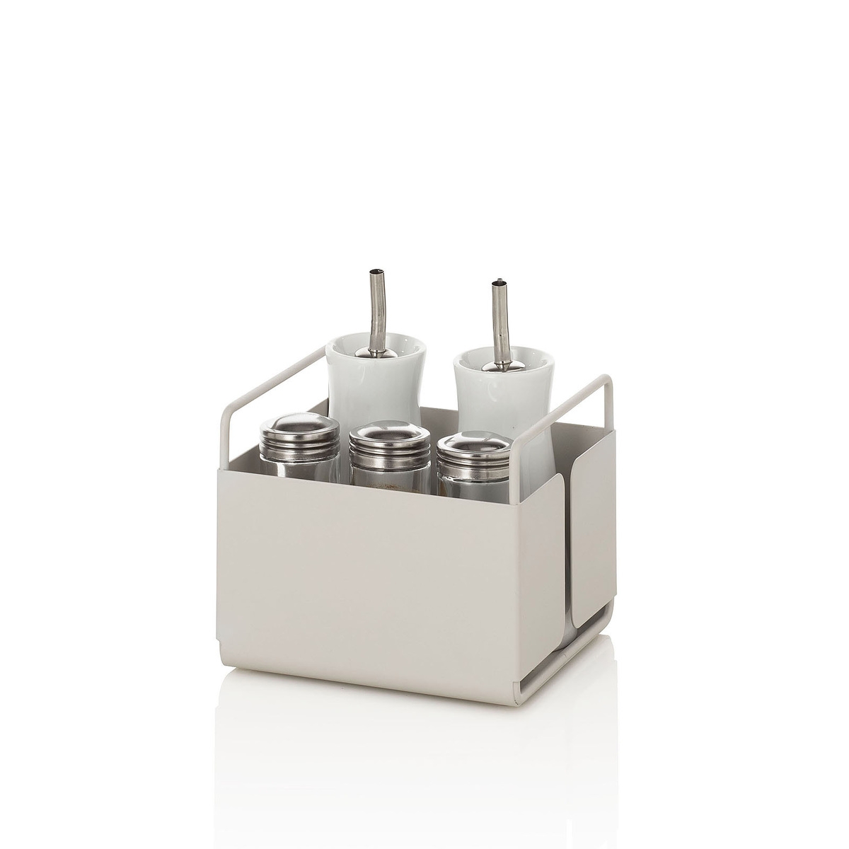 Witte metalen opbergrek voor keuken- en badkamer Kyo Aanbieding Witte metalen opbergrek voor keuken- en badkamer Kyo Aanbieding