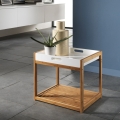 Bamboehouten salontafel met afneembaar blad George Aanbieding