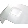 Gebogen glazen salontafel met een modern design Compass Verkoop