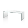 Gebogen glazen salontafel met een modern design Compass Aanbieding