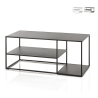 Moderne design metalen salontafel 120x50 cm Angie Aanbieding