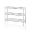 Modern en compact schoenenrek met 3 planken Bin Kortingen