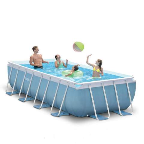 Bovengronds zwembad Intex 26776 ex 28316 Prism Metal 400x200x100