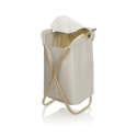 Houten en stoffen wasmand Kim Verkoop