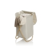 Houten en stoffen wasmand Kim Aanbod