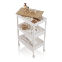 Mobiele trolley met wielen en 3 opbergrekken Lando B Verkoop