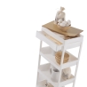 Multifunctionele trolley met 4 planken, lade en wielen Lando C Aanbod