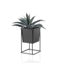 Metalen plantenstandaard voor binnen - enkelvoudige Leaf plant Verkoop