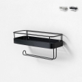 Metalen keukenrek met rollenhouder Toon Aanbieding