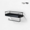 Metalen keukenrek met rollenhouder Toon Aanbieding