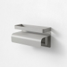 Moderne metalen keukenplank met rolhouder Gef Aanbod