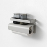 Moderne metalen keukenplank met rolhouder Gef Verkoop