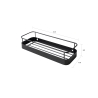 Zwarte mat metalen wandplank Wenk Aanbod