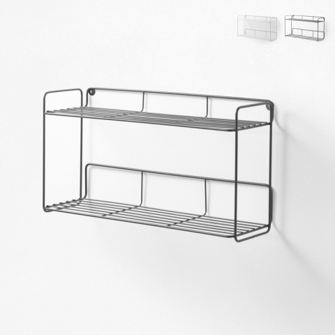 Metalen wandplank met 2 planken Nori Aanbieding