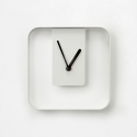 Metalen wand- en tafelklok 20x20cm modern design Nova Korting