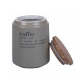 Grijze koffiepot met bamboe deksel 0,8L Victionary E Aanbieding