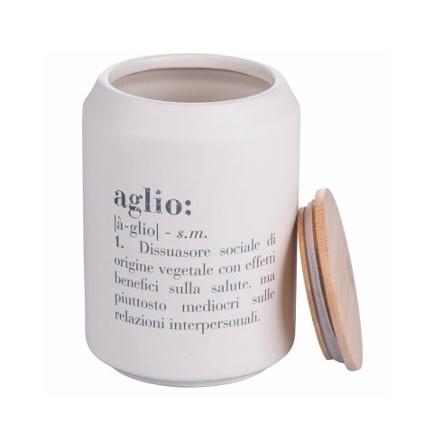 Victionary D Witte Gres Knoflookpot met Deksel 1,6L Aanbieding