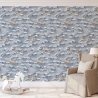 Behang met zee-design voor woon- en slaapkamer Golven en Walvissen Kortingen