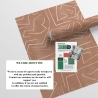 Roze en witte geometrische design zelfklevend behang Graffiti Voorraad