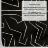 Moderne artistieke behang geometrisch design zwart goud Graffiti Afmetingen