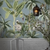 Behang met jungle en bloemenmotief voor woonkamer en kinderkamer Jungla Voorraad