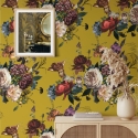 Vintage zelfklevend bloemenbehang voor woonkamer Rinascimento Aanbod