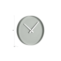 Rond wandklok 25cm van metaal modern design Tokei Voorraad